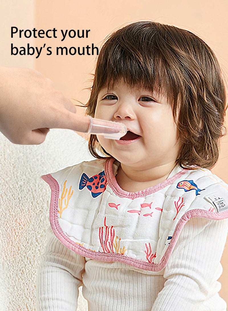 6pcs Infant Soft Silicone Finger Toothbrush - Image 4
