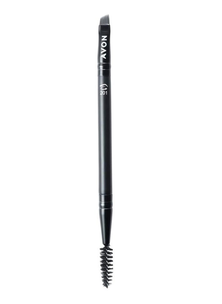 آفون Eyebrow Duo Brush 201 - Makeup Brushes black - Image 1