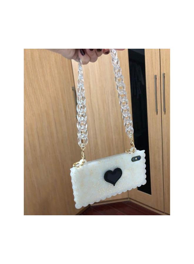 klarako Acrylic Bag Chain Straps Plastic Purse Straps Replacement Shoulder Bag Chain for DIY Purse Making Repairing 120cm (Clear)  - Image 4