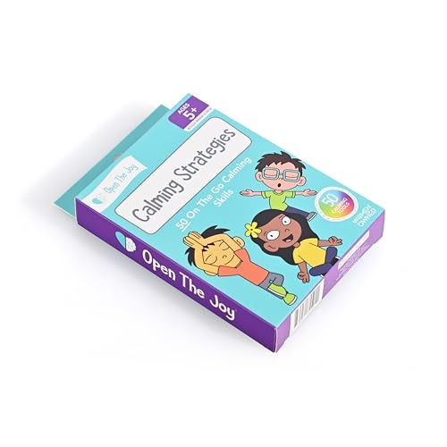 Open The Joy Calming Strategies Cards for Kids Mindfulness Activities Stress Relief Techniques and Emotional Regulation Tools Ages 4 and Up - Image 5