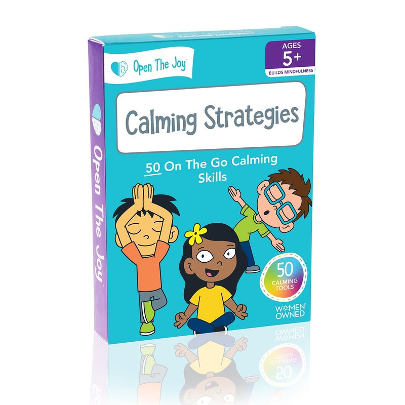 Open The Joy Calming Strategies Cards for Kids Mindfulness Activities Stress Relief Techniques and Emotional Regulation Tools Ages 4 and Up - Image 3