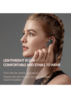 Earldom Earldom TWS38 True Wireless Earbuds With AI Noise Cancelling, Black  - Image 4