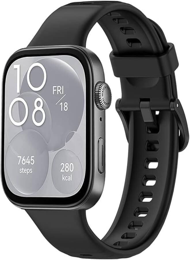 Next Next Store Silicone Band Compatible with Huawei Watch Fit 3 - Lightweight Sport Wristband - Compatible with Huawei Watch Fit 3