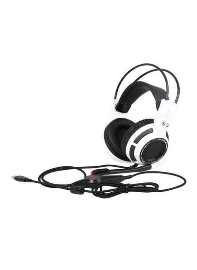 Somic - G941 Gaming Vibration Headset: 7.1 Virtual Surround Sound with Omnidirectional Mic & Volume Control | LED, USB, Lightweight & Comfortable Over Ear Headphones for Professional Gamers (White) - Image 1