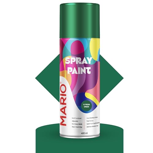 Mario Spray Paint – 13 Fresh Green (400ml) | Fresh Green Spray Paint for Automotive, Metal, Wood & DIY Projects - Image 1