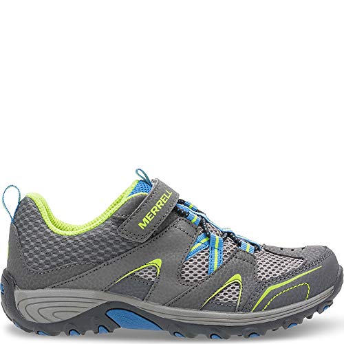 Merrell Trail Chaser Hiking Shoe (Little Kid/Big Kid), Grey/Blue, 3 M US Little Kid - Image 3