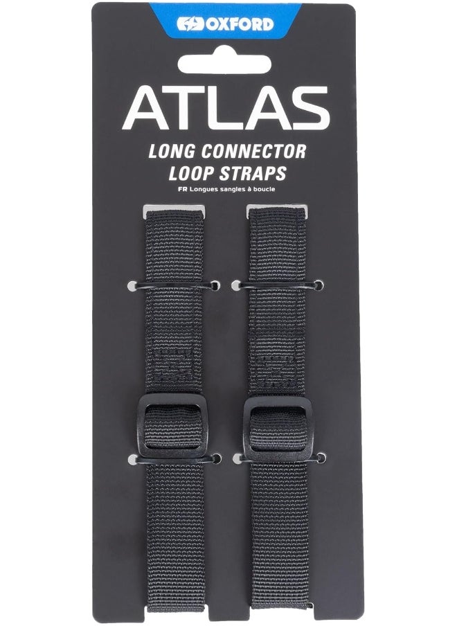 Oxford Oxford Atlas Advanced Long Connector Loop Set for Atlas Modular Motorcycle Luggage 