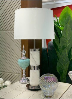 Table lamp in stainless steel and natural marble with touch control on and off - pzsku/ZF67E726EB7ABE86A5534Z/45/_/1689539146/ef4b3a7e-c677-4ed6-9963-77981716416f