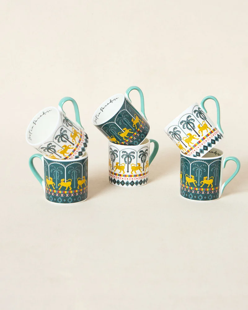 تشامباك مجموعة أكواب حفلة الغابة هدية  قطع | ضائع في الجنة