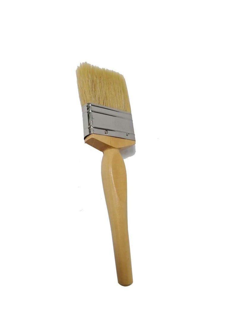 Paint Brushes Long Quality bristles Comfortable Wooden Handle for All Types of Painting 1-1/2Inch  - Image 2