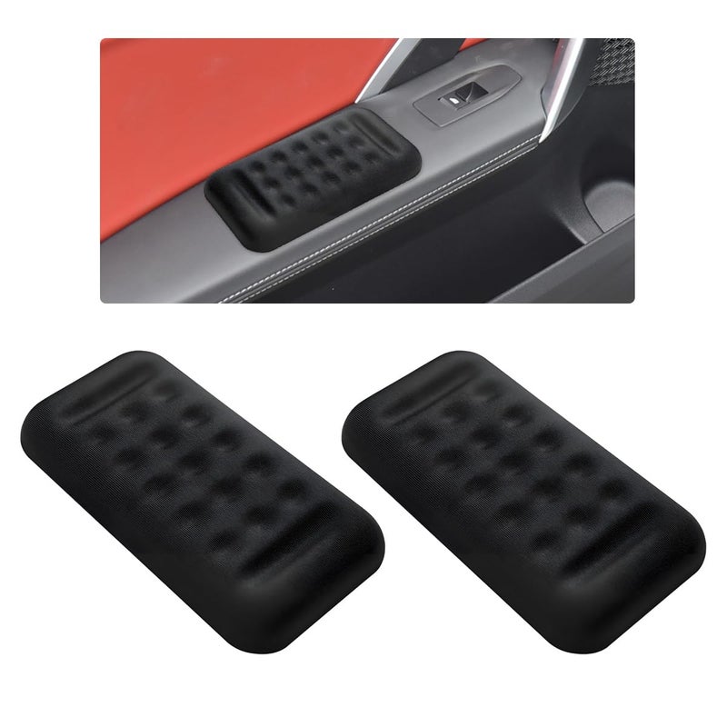 Wevdn 2 PCS Arm Rest Elbow Pads for Car 51 26 Vehicle Door Thigh Support Armrest Pad with Memory Foam NonSlip Automotive Comfortable Elbow Fatigue Relief Wrist Rest Cushion - Image 3