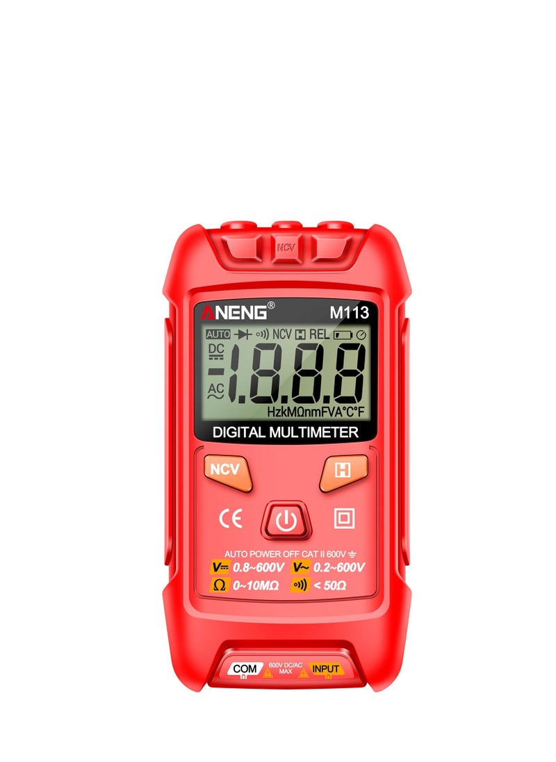 Generic Digital Multimeter M113 with Auto Data Retention, Voltage and Resistance Testing, NCV Function, On/Off Beeps, and Auto Off Feature - 1999 Count Voltage Tester.  - Image 3
