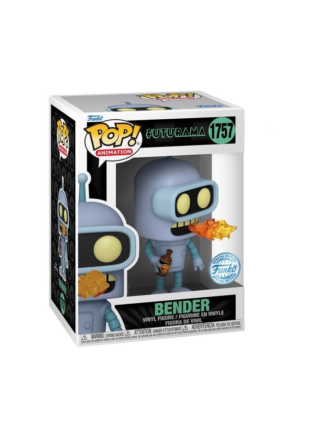 Funko Pop! TV: Futurama - Bender - 1/6 Odds of Getting The Rare Chase Variant - Glow in The Dark - Collectible Vinyl Figure - Gift Idea - Official Merchandise - TV Fans - Image 1