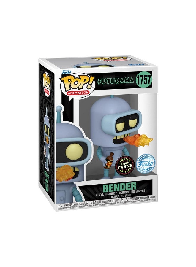 Funko Pop! TV: Futurama - Bender - 1/6 Odds of Getting The Rare Chase Variant - Glow in The Dark - Collectible Vinyl Figure - Gift Idea - Official Merchandise - TV Fans - Image 3