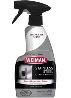 Weiman Streak-Free Stainless Steel Cleaner and Polish Spray 355 ml 76  - Image 1