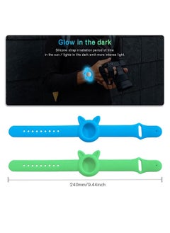Y&D 2 Pcs Airtag Wristbands for Kids Soft Silicone Bracelet Lightweight Waterproof Band Compatible with Apple Watch Children and Toddler  - Image 5