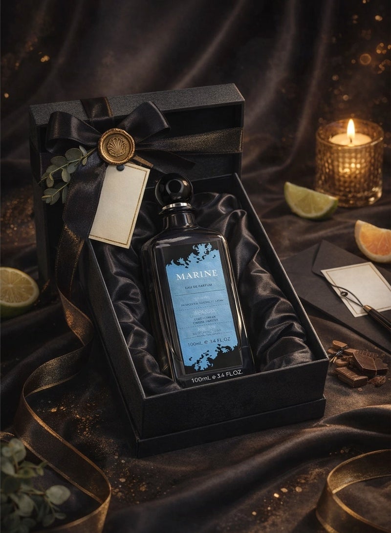 ديفينا عطر ديفينا مارين للرجال (أو دو برفيوم، 100 مل) برائحة بحرية منعشة | مجموعة عطور رجالية - Image 5