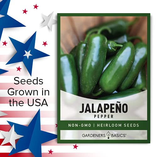 Gardeners Basics, Jalapeno Pepper Seeds for Planting Heirloom Non-GMO Jalapeno Peppers Plant Seeds for Home Garden Vegetables Makes a Great Gift for Gardeners - Image 5