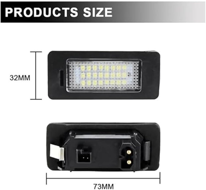 Wivplex 2pcs License Plate Light for BMW - Image 2