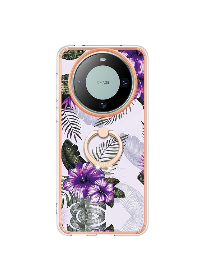 S-TOP Case For Huawei Mate 60 Pro Electroplating IMD TPU Phone Case with Ring - Image 2