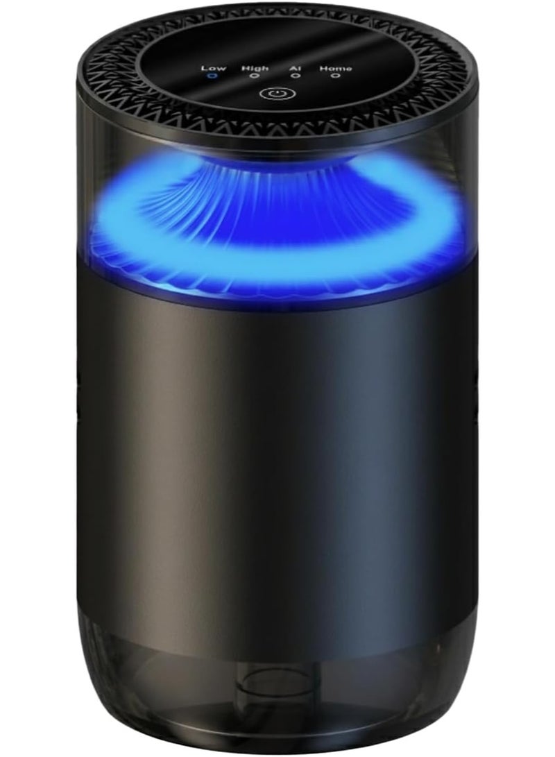 إلترازون Intelligent Car Diffuser Air Freshener – Rechargeable Waterless Aroma Diffuser with Dual Scent Modes, Nano Atomization, Auto Sensing & 3 Ambient Lighting Modes for Car, Home & Office - Image 1