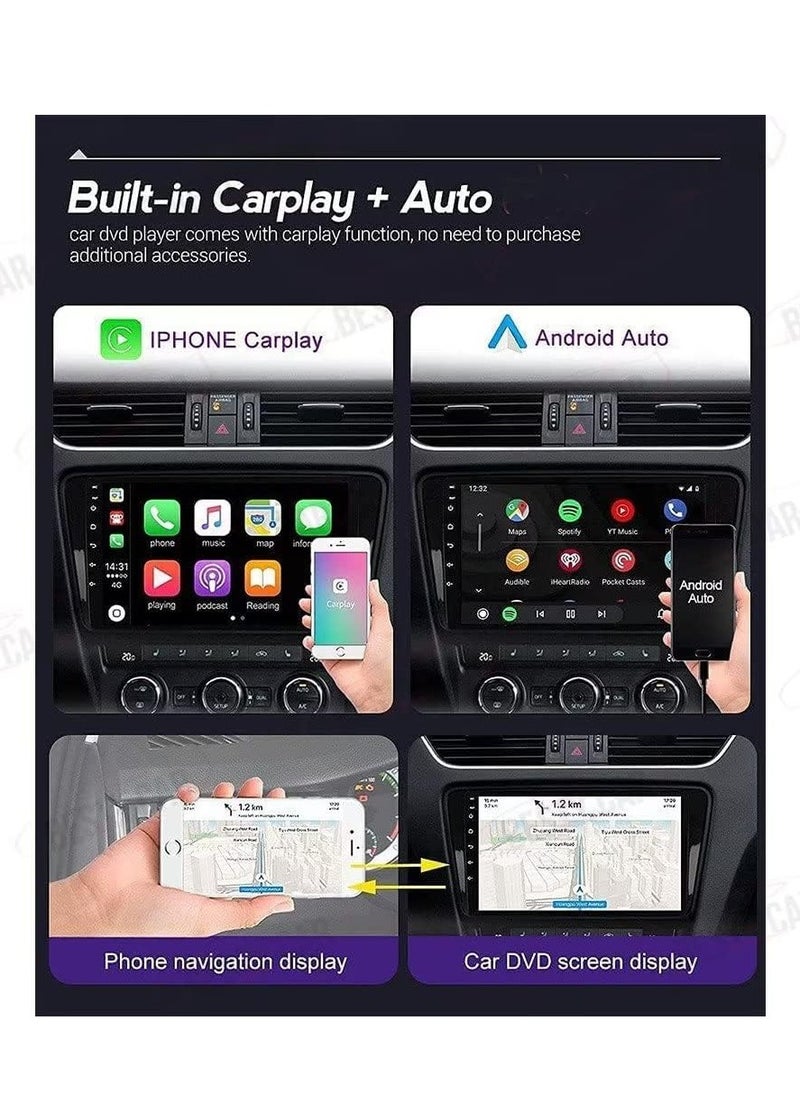 Generic - 10.1''Android Car Stereo Radio for Mitsubishi OUTLANDER 2014-2019 Octa Core Android 10.0 Touchscreen Headunit supports GPS Navigation Carplay Android Auto Bluetooth SWC DSP 4G AHD Camera-4+64 - Image 1