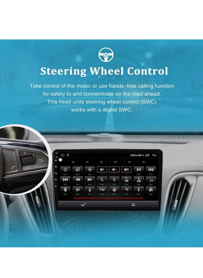 Generic - 10.1''Android Car Stereo Radio for Mitsubishi OUTLANDER 2014-2019 Octa Core Android 10.0 Touchscreen Headunit supports GPS Navigation Carplay Android Auto Bluetooth SWC DSP 4G AHD Camera-4+64 - Image 1