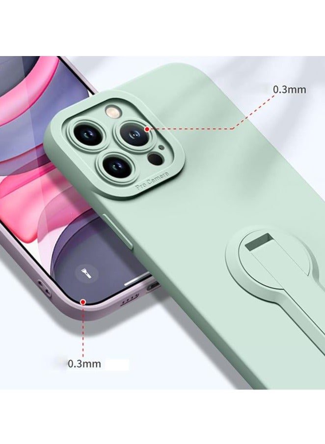 general Phone case for iPhone 15 Pro Max/15 Pro/15 Plus/15, liquid silicone phone case with stand, precise case for camera lens - Image 3