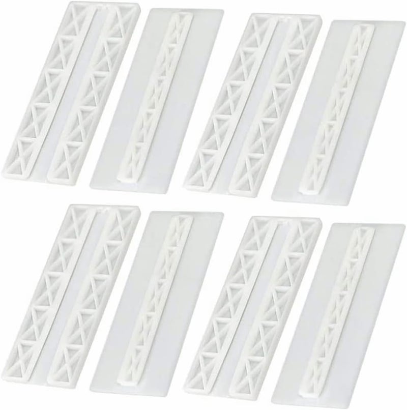 Luckam Power Strip Fixator, 4 Pack Power Strip Holder Punch Free No Trace Plug Storage Wall Fixer Stand Shelf Cable Management Socket Hanging Organizer for Kitchen Living Room - Image 2