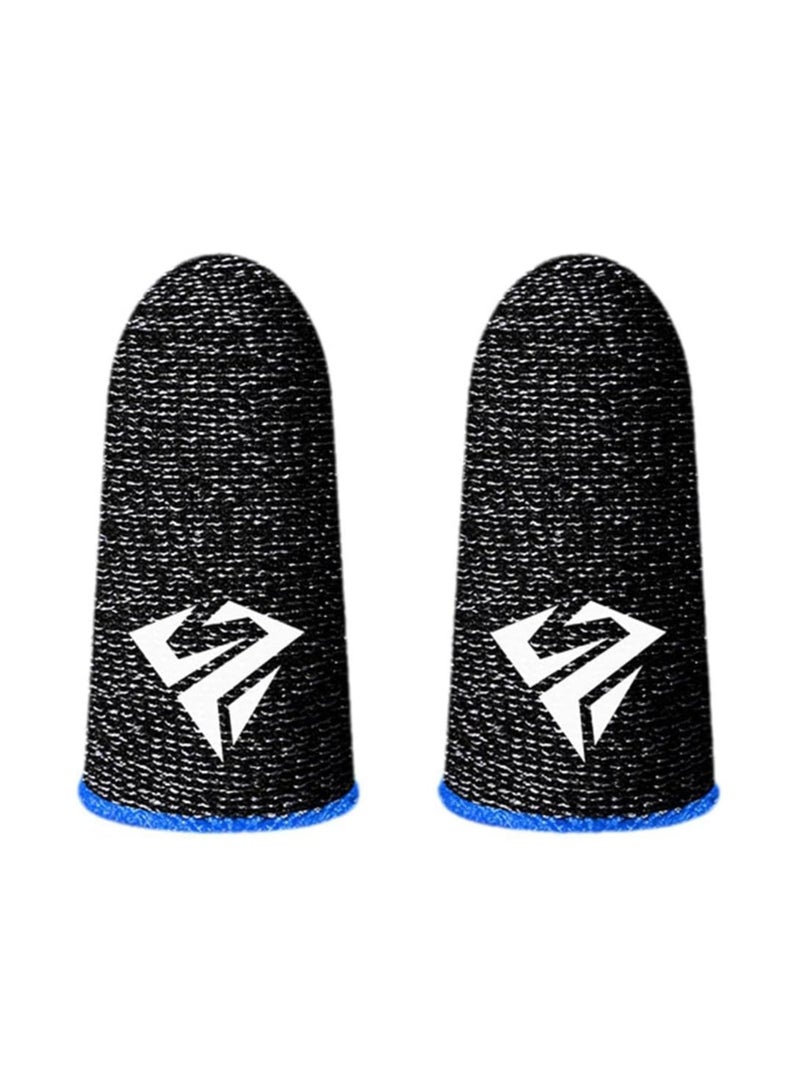 1 Pair for Pubg Mobile Games Gaming Finger Sleeve Breathable Fingertips Sweatproof Fingertip for Mobile Cove Slip - Image 1