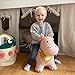 Kindsgut Bouncy Animal Hopper Hippo for Children Designed in Germany Playful and Modern Colors air Pump Included Indoors and Outdoors - Image 4
