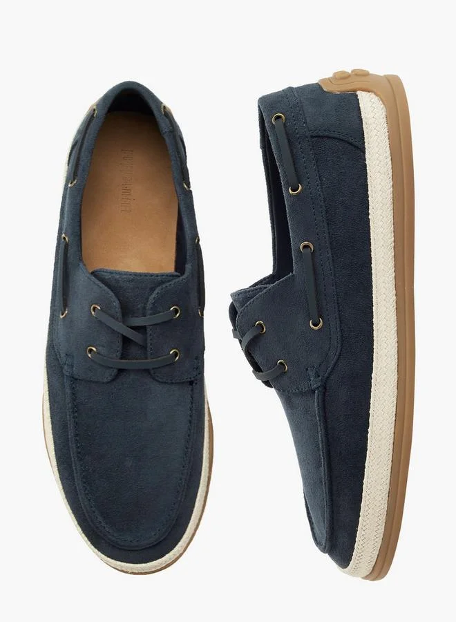 Peppermint Men Lace-Up Espadrille Boat Shoes