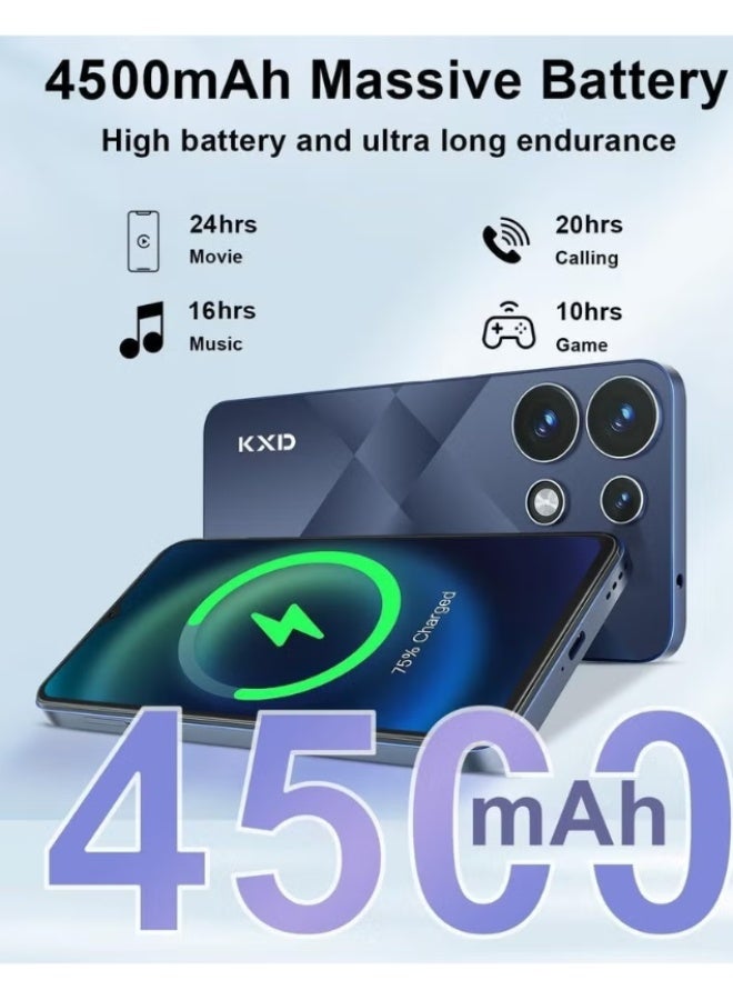 KXD Classic A10 Smartphone, 6.6” HD+, 128GB ROM, 4500mAh, 90Hz - Dual SIM - Image 3