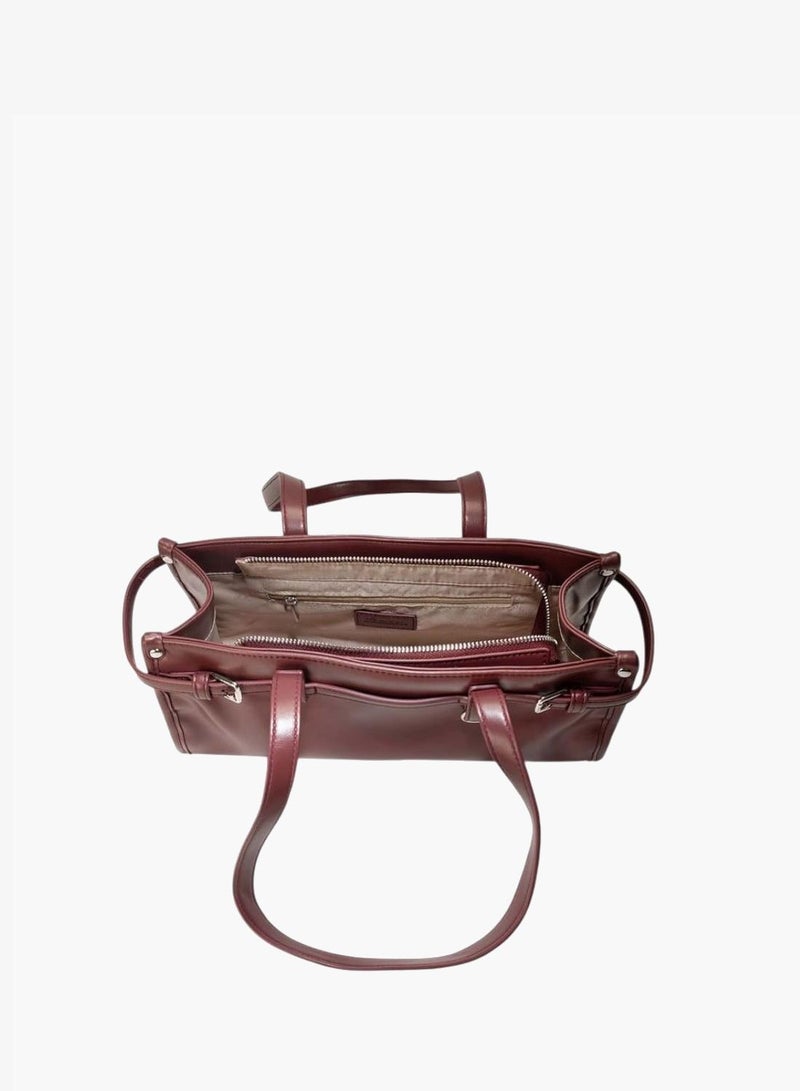 Bata Structured Top Handle Tote Bag - Image 4