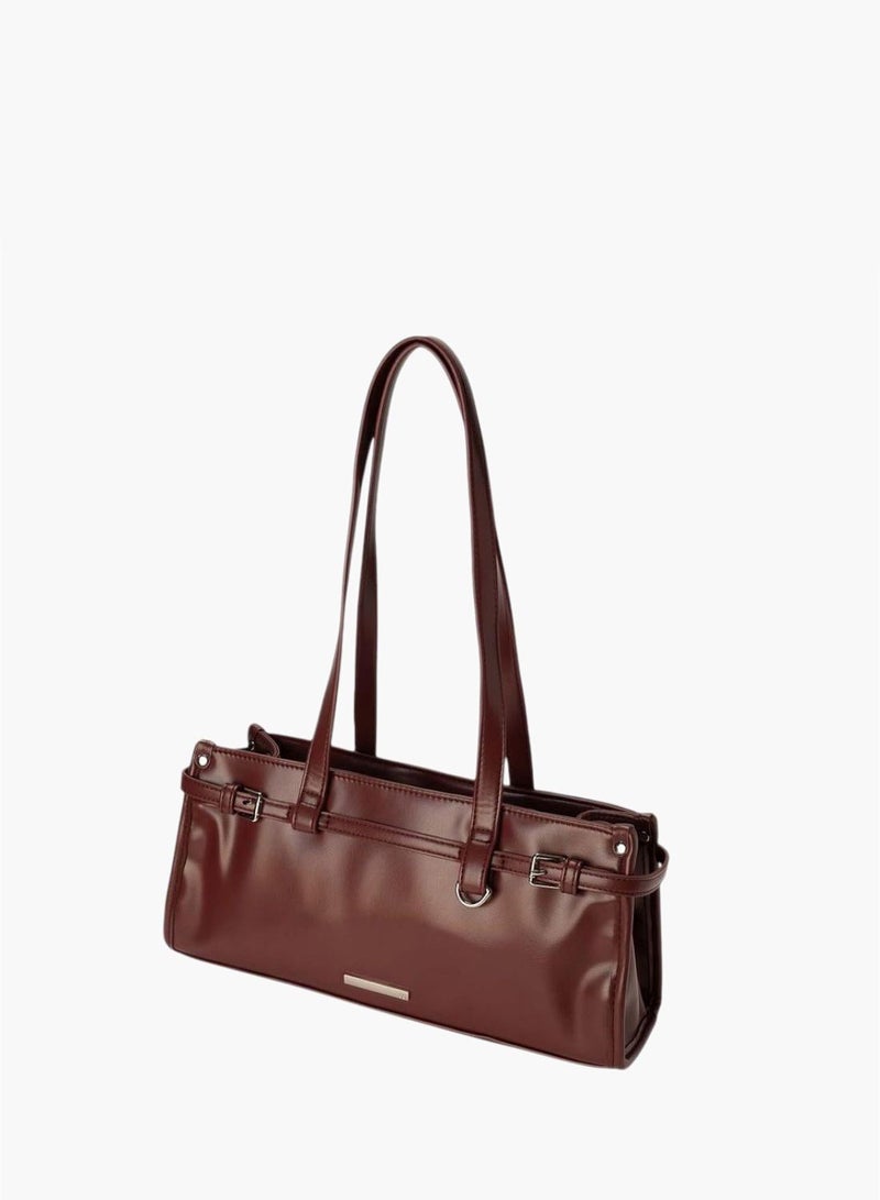 Bata Structured Top Handle Tote Bag - Image 3