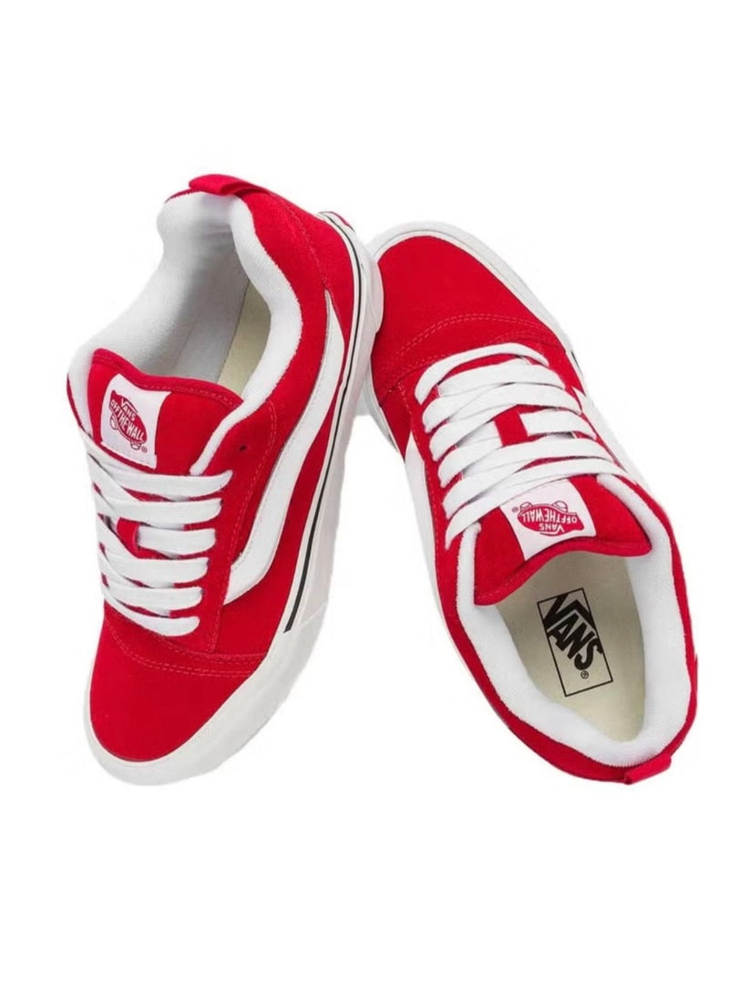 VANS Knu-Skool Causal Sneakers Red  - Image 2