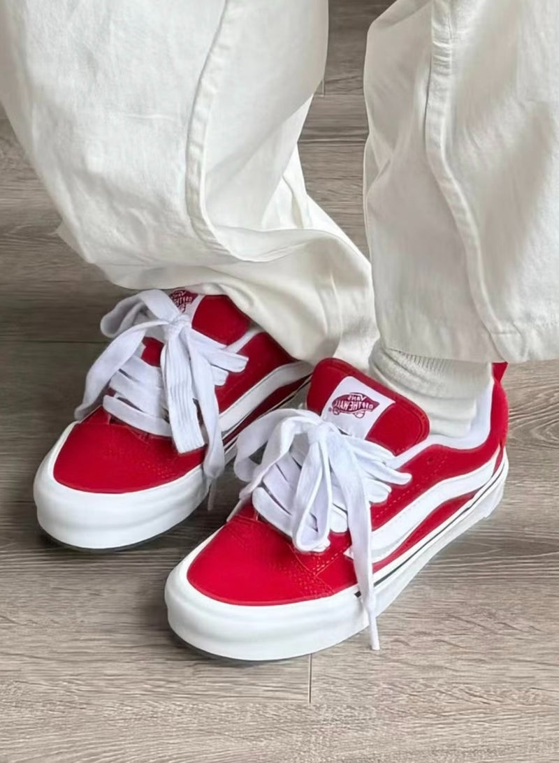 VANS Knu-Skool Causal Sneakers Red  - Image 4