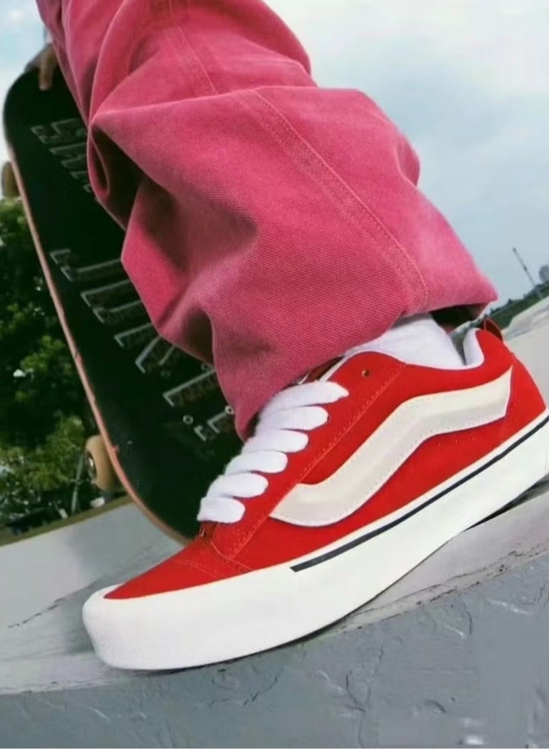 VANS Knu-Skool Causal Sneakers Red  - Image 5