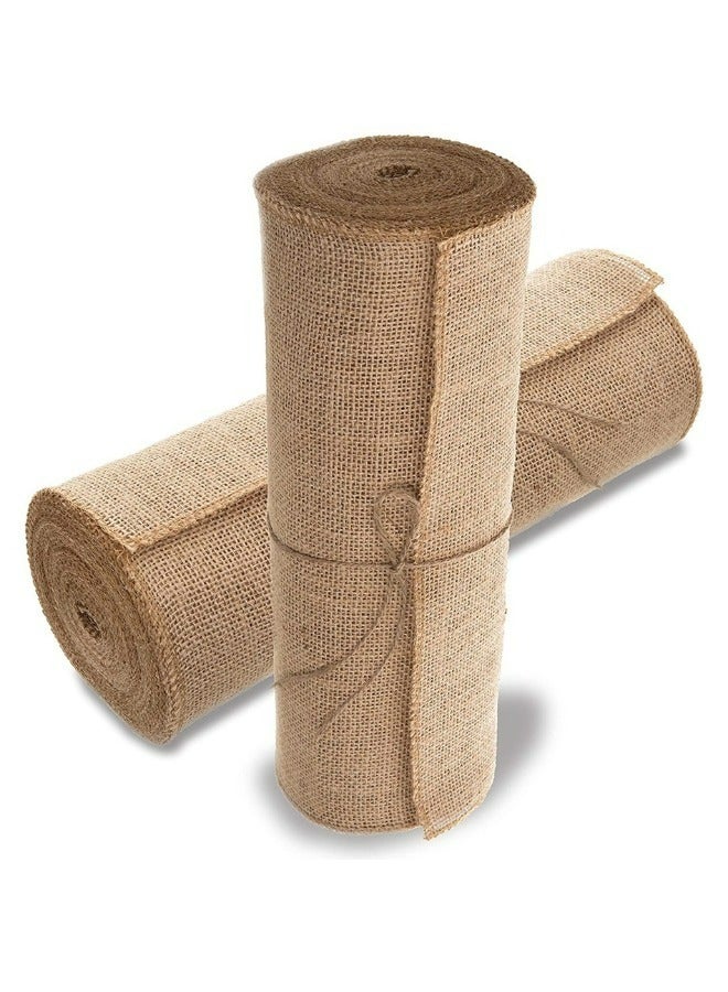 Natural Jute Ribbon Fabric Burlap DIY Gift Wrapping Jute Tablecloth Home Crafts Wedding Party Handwork Decor Accessory - Image 1