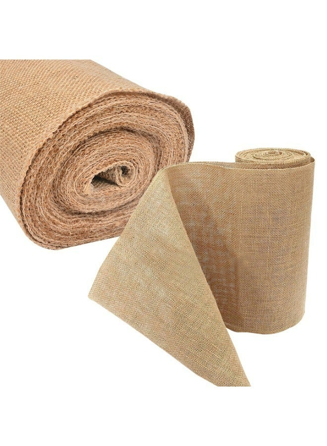Natural Jute Ribbon Fabric Burlap DIY Gift Wrapping Jute Tablecloth Home Crafts Wedding Party Handwork Decor Accessory - Image 3
