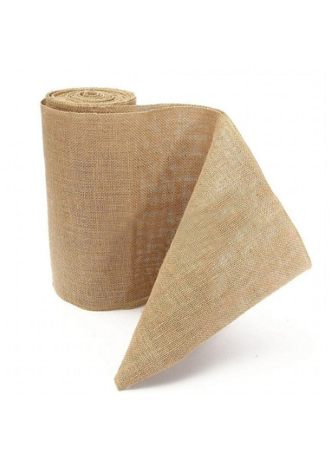 Natural Jute Ribbon Fabric Burlap DIY Gift Wrapping Jute Tablecloth Home Crafts Wedding Party Handwork Decor Accessory - Image 4