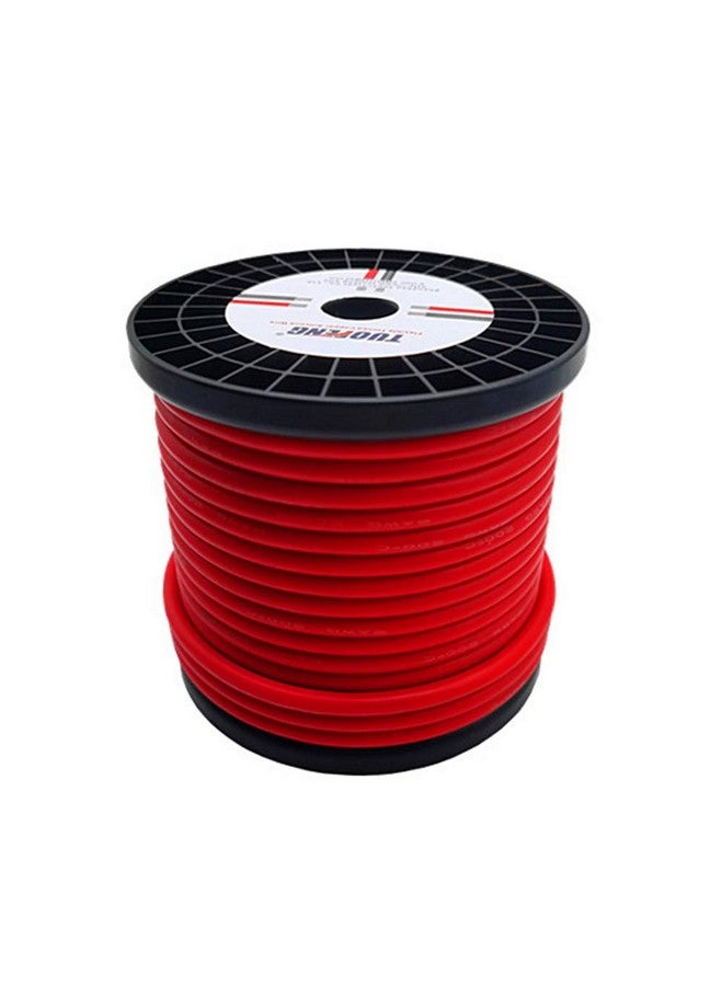 توفينج بكرة سلك سيليكون مقاس 8 بطول 60 قدم، سلك سيليكون أحمر 8 Awg، 1650 جديلة من الأسلاك المعلبة، لحام بسرعة - Image 1