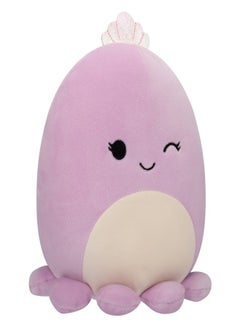 Squishmallows SQUISHMALLOWS - Violet the Purple Octopus w Crown  - Image 2