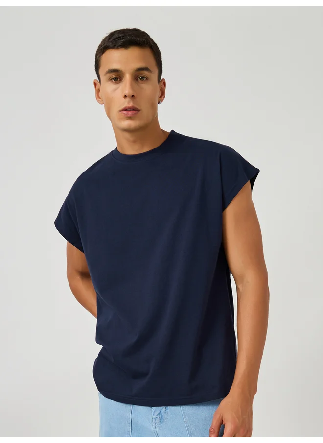 Styli Styli Cap Sleeve Cotton Rich Oversized T-Shirt