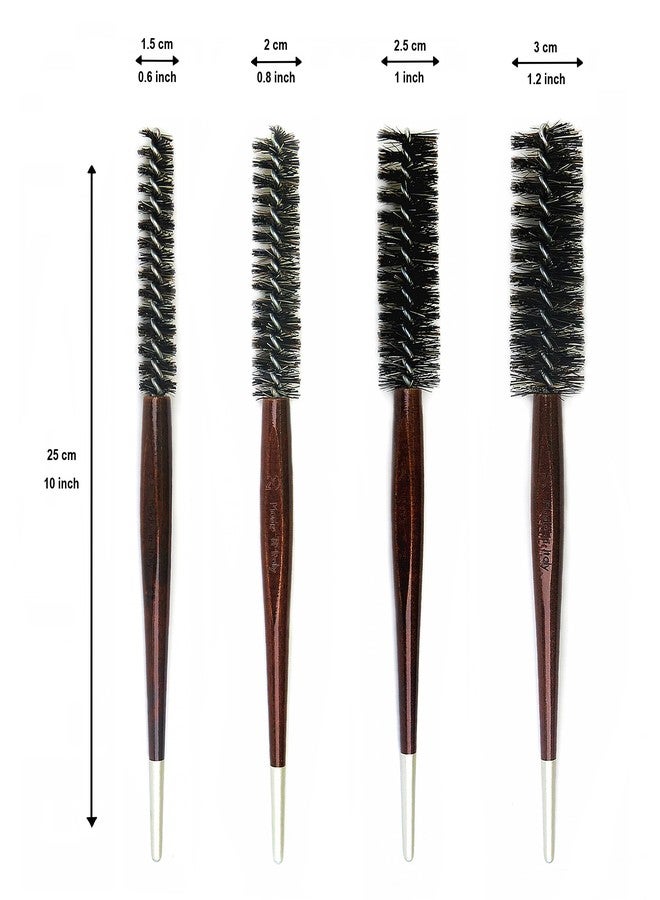 Tredoni 1" Short Hair Round Hairbrush - Bangs/Fringe Styling, Blow-Dry, Smoothing, Curling & Adding Volume to Short Hair (25 mm = 1 inch) - Image 3