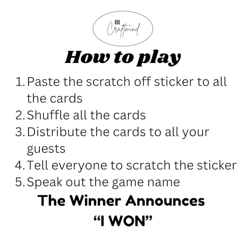 Craftmind Baby Bottle Scratch Off Game | 24 Cards - 2 Winner | Baby Shower Games | Who got Baby Bottle - Image 4