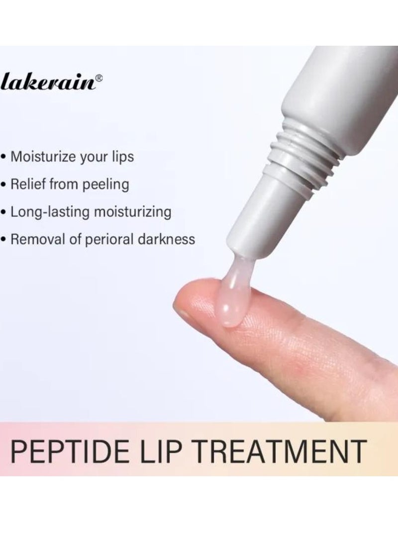 lakerain - Peptide Lip Treatment Gel No.02 Watermelon Moisturizes and Treats Lips Lip Gloss Oil for Plumper and Moisturizer Serum Hydrating Lip Serum for Dry Peeling and Dark Lips Gorgeous Glow 10ml - Image 1