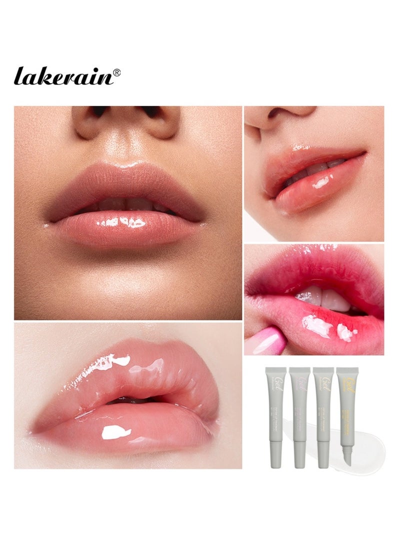 lakerain - Peptide Lip Treatment Gel No.02 Watermelon Moisturizes and Treats Lips Lip Gloss Oil for Plumper and Moisturizer Serum Hydrating Lip Serum for Dry Peeling and Dark Lips Gorgeous Glow 10ml - Image 1