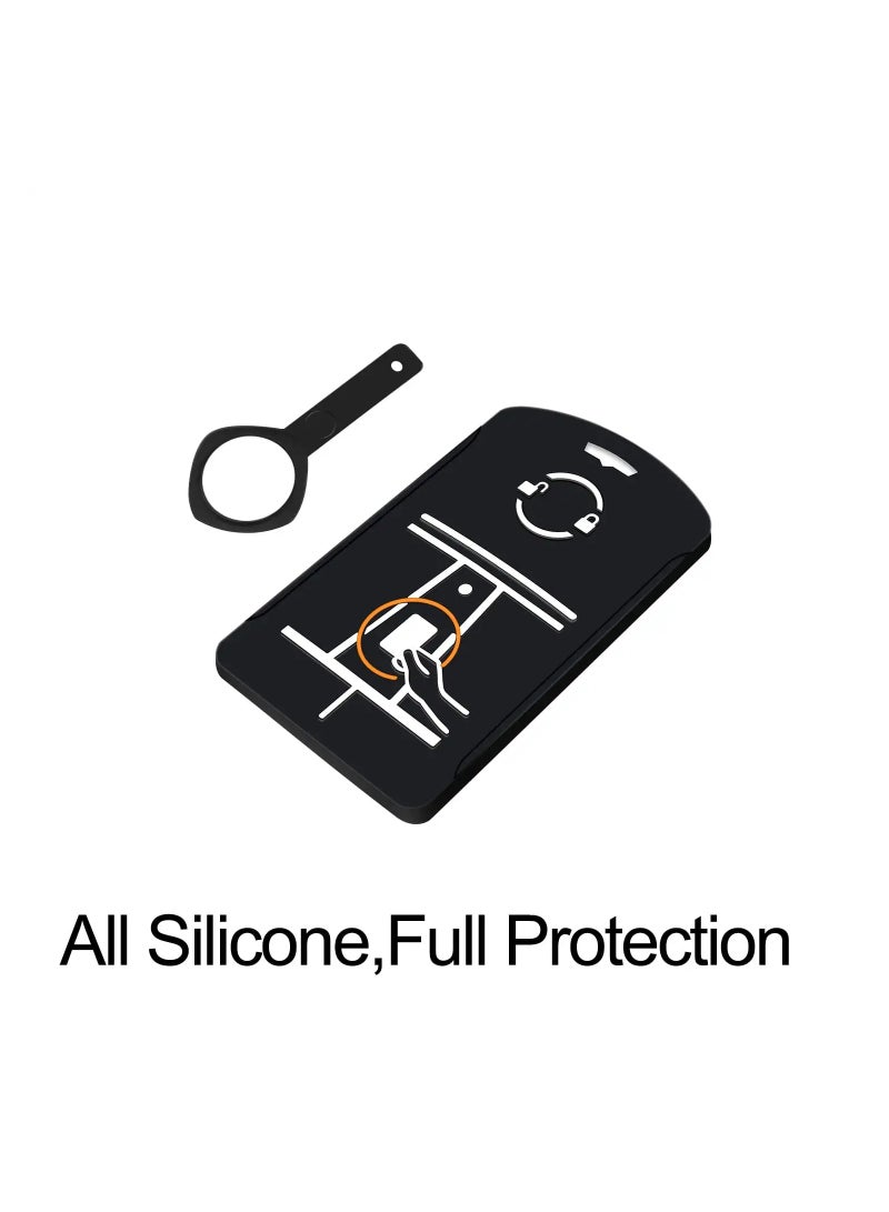 Generic Silicone Key Card Holder for Tesla Model 3 Model Y Convenient and Durable Keychain Accessory  - Image 2
