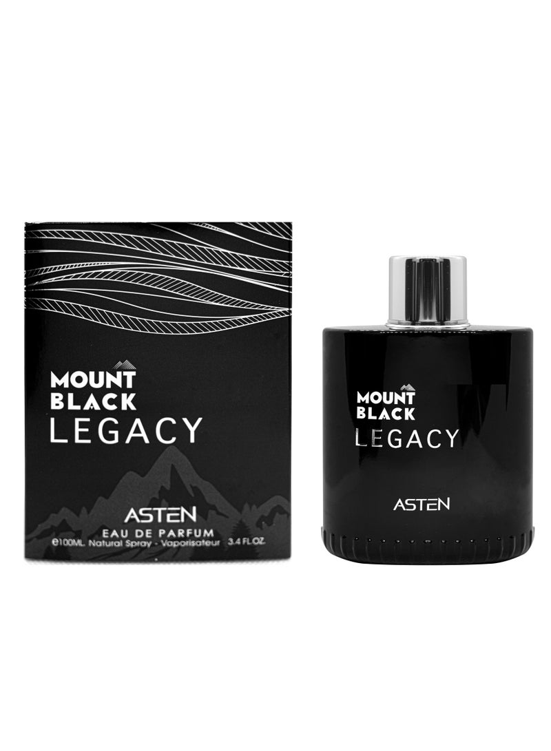 استين عطر ASTEN Mount Black Legacy 100 مل أو دو بارفان - Image 2